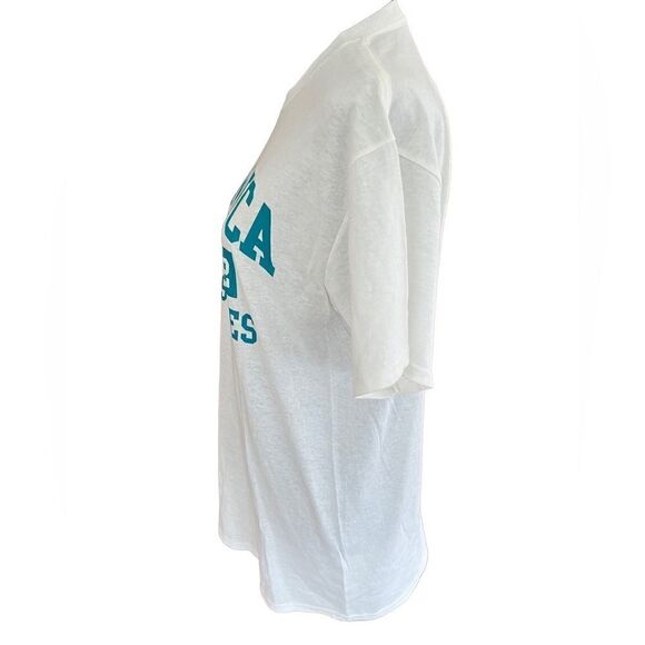 Jamaica 100% cotton white graphic short sleeved tee shirt size M - Picture 4 of 5